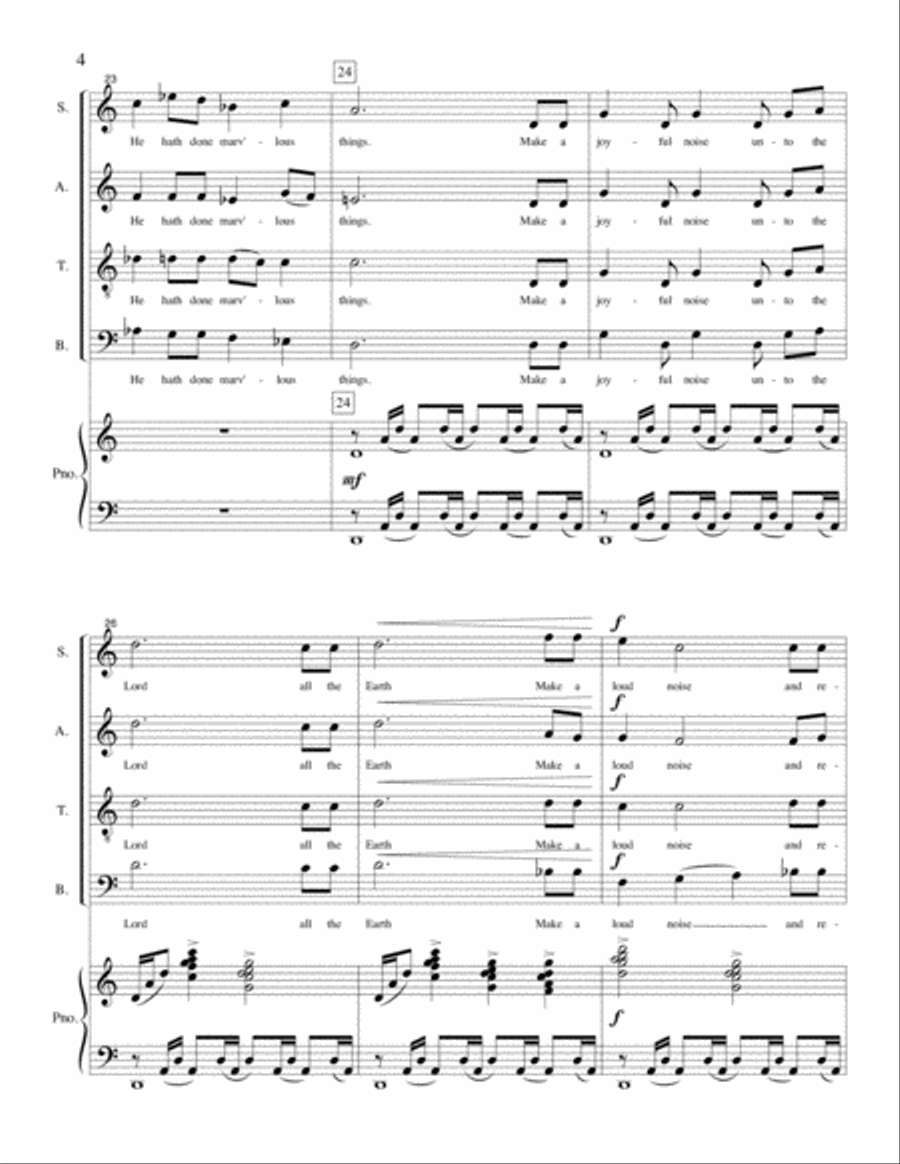 O Sing Unto The Lord image number null