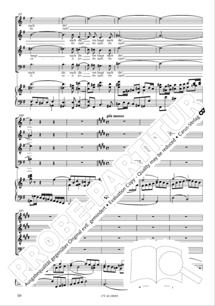 Jesu, thou my pleasure 4-Part scores gallery preview page 11
