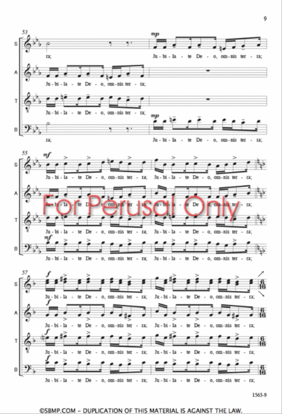 Benedicamus Domino 4-Part scores gallery preview page 8