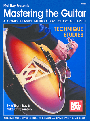 Book cover for Mastering the Guitar - Technique Studies