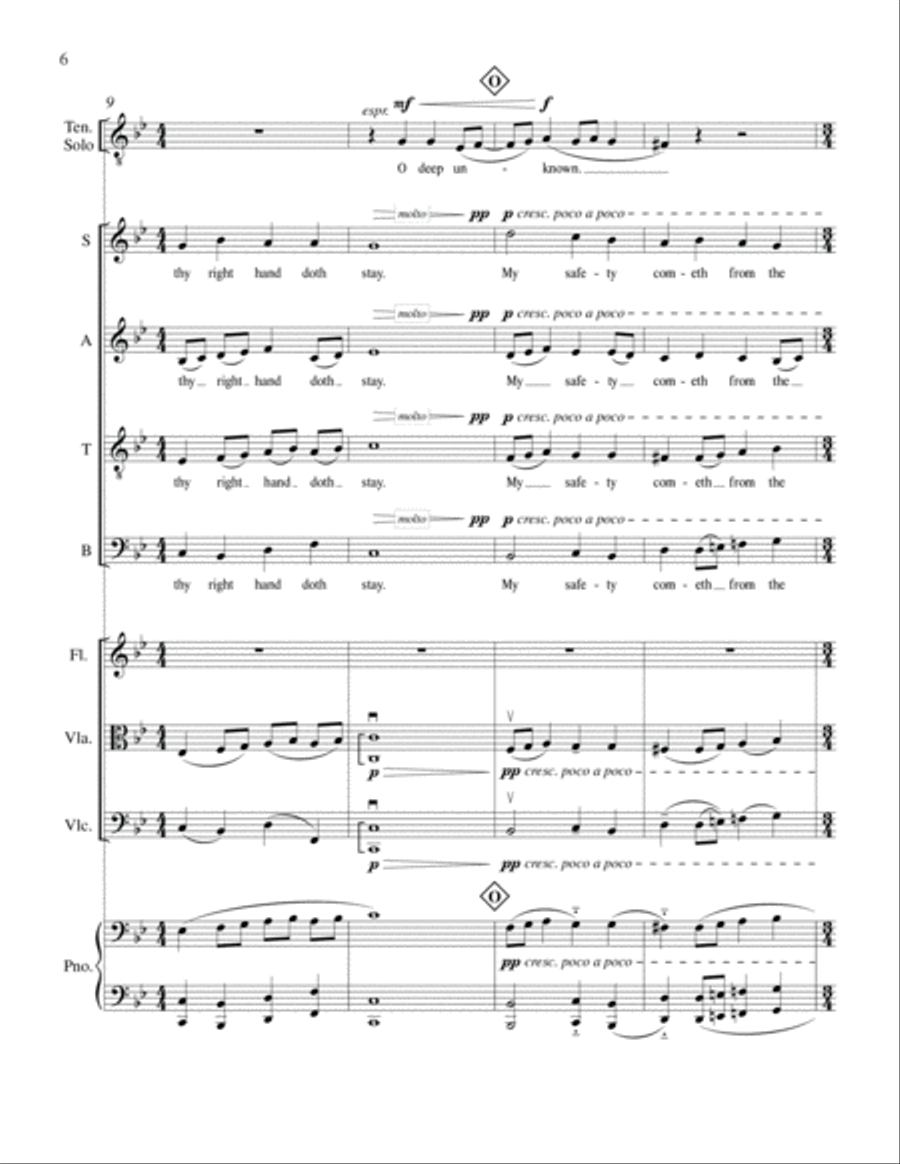 I to the Hills Will Lift Mine Eyes (Psalm 121): from Tenebrae (III) Choir scores gallery preview page 5