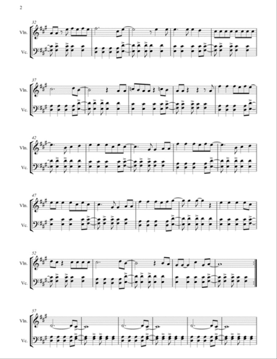 Viva La Vida Score and Parts scores gallery preview page 3