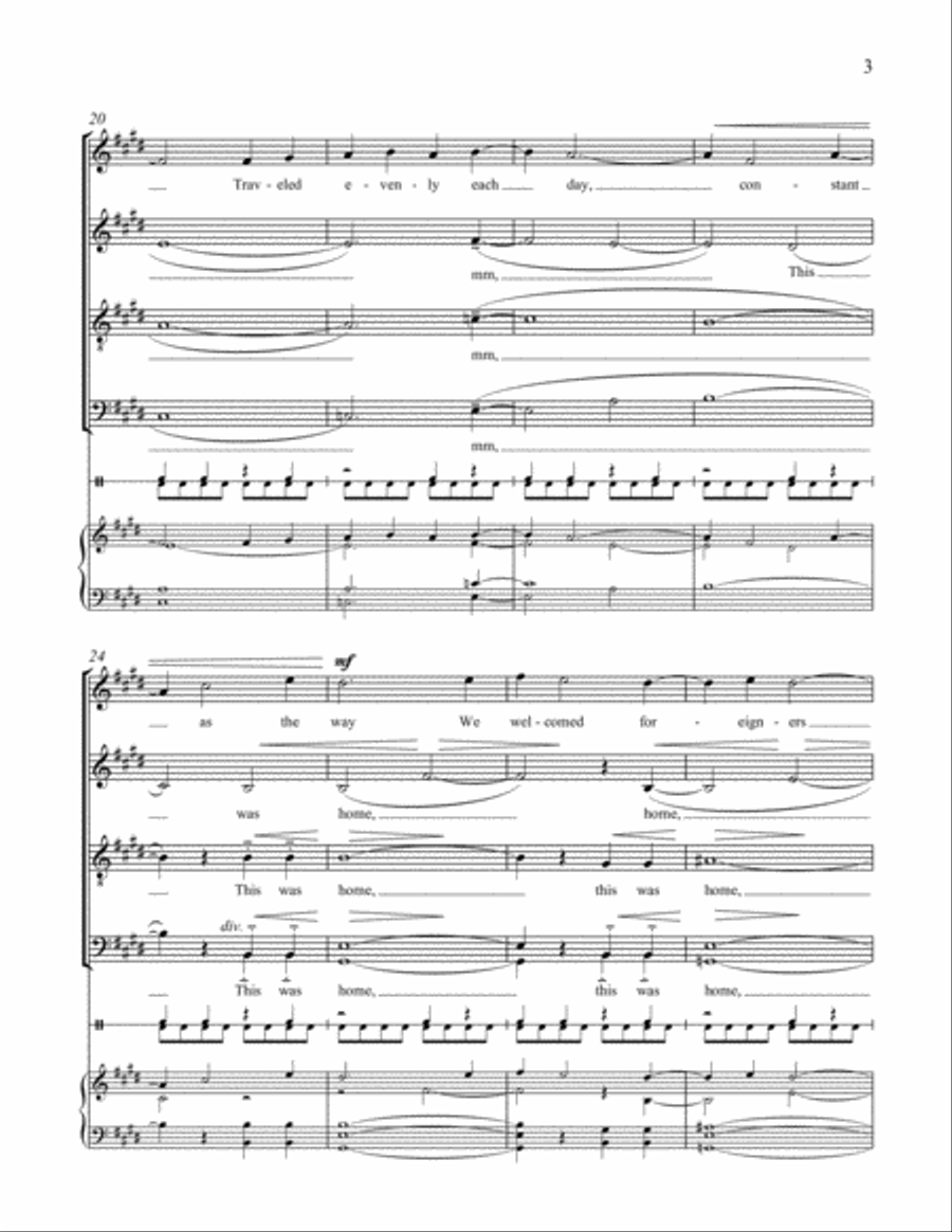 Here We Can Dream (Choral Score) Divisi scores gallery preview page 4