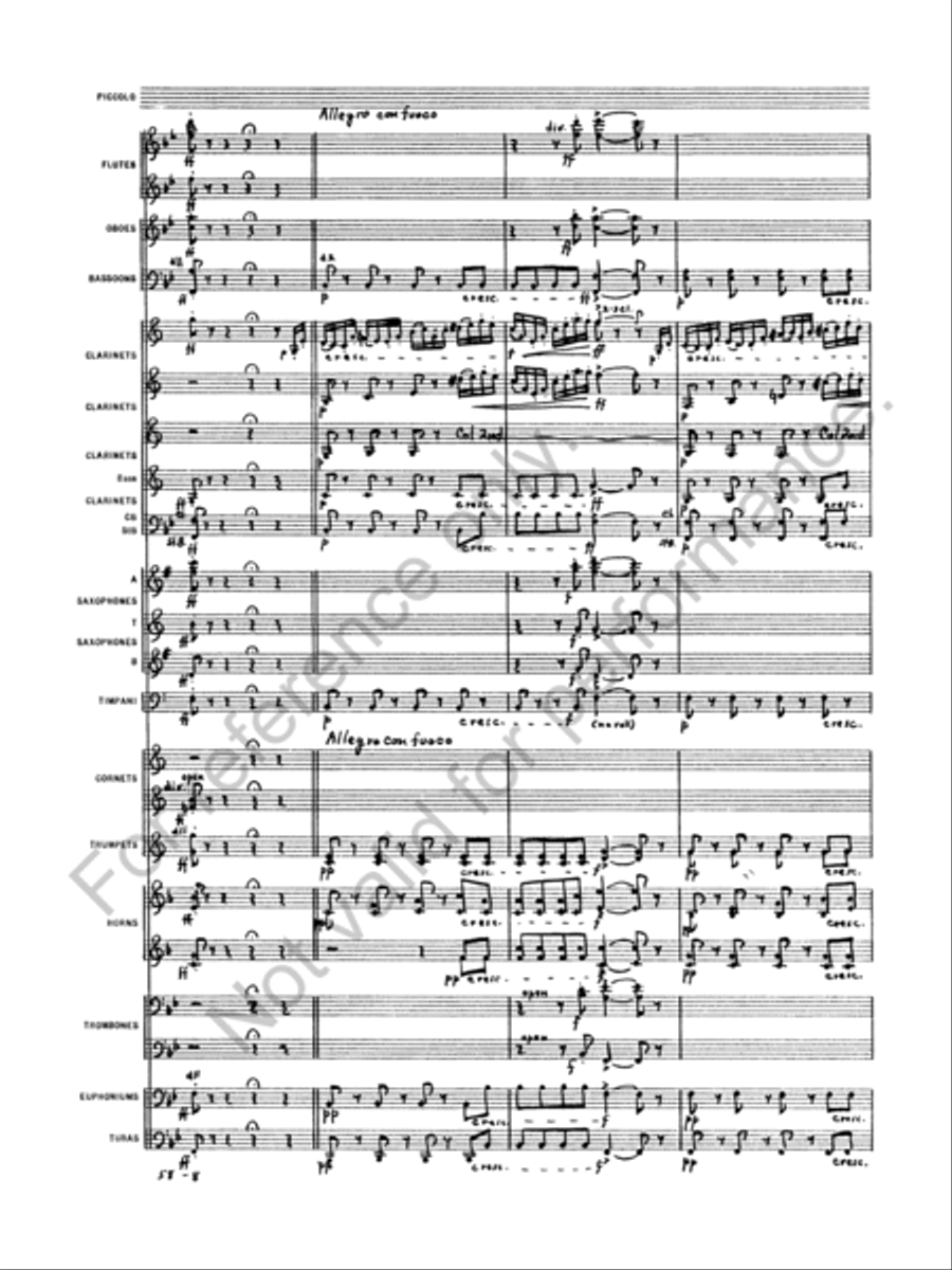 Oberon Concert Band scores gallery preview page 10