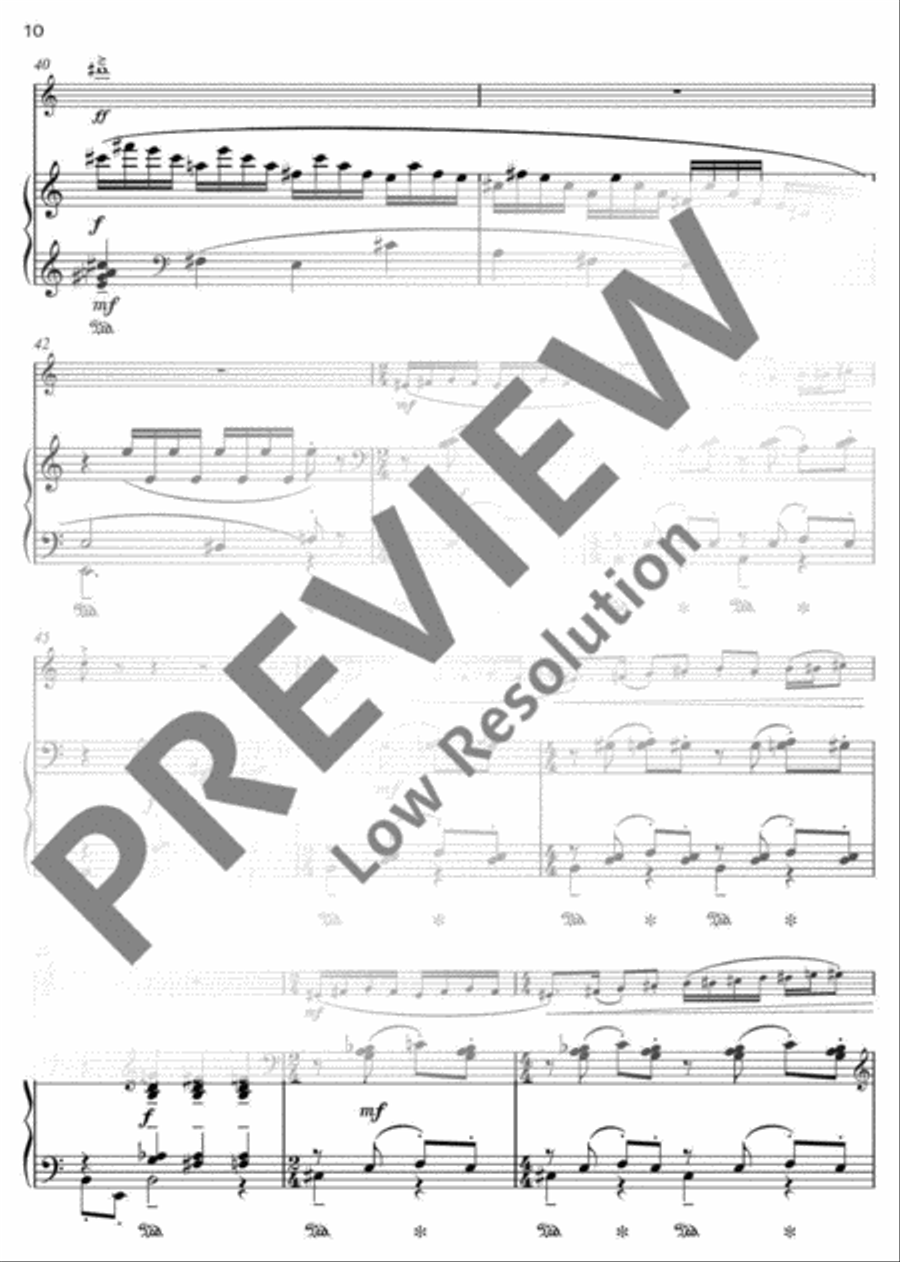 Our Lady's Minstrel B-Flat Clarinet scores gallery preview page 11