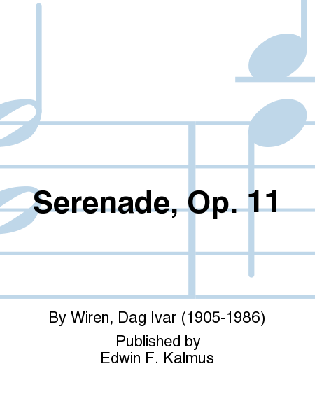Serenade, Op. 11 - full score