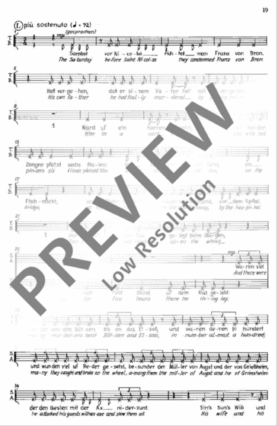 Der Tod zu Basel 4-Part scores gallery preview page 20