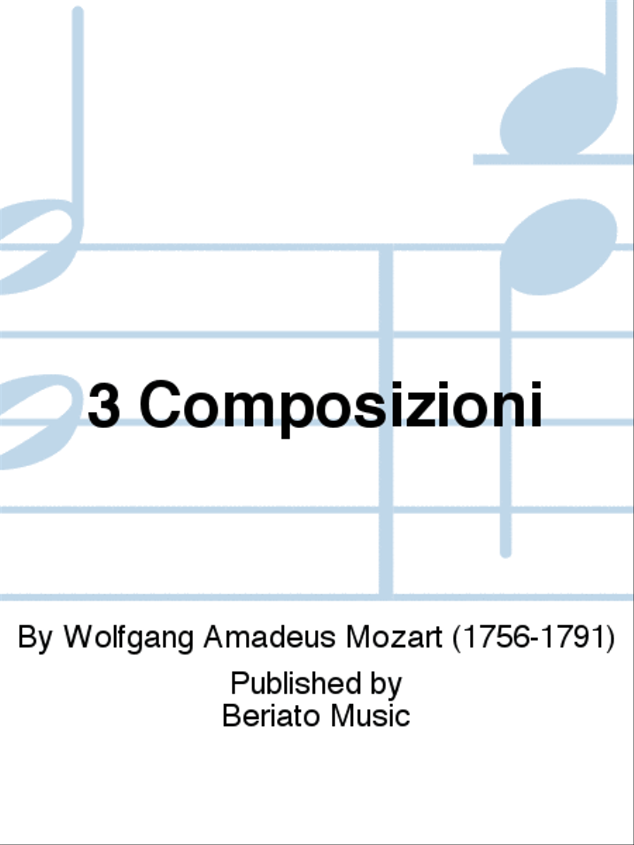 3 Composizioni Organ scores gallery preview page 1