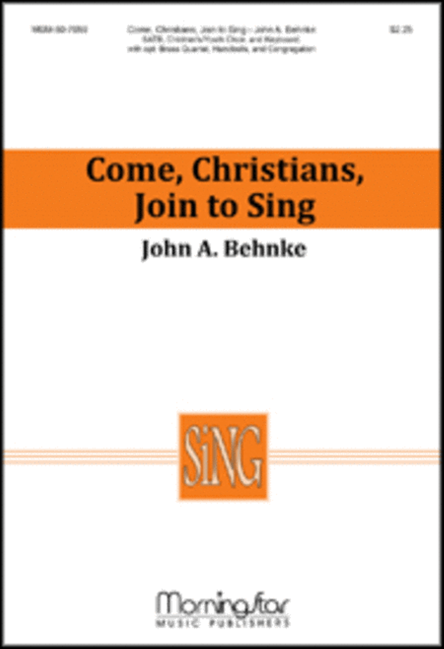 Come, Christians, Join to Sing 4-Part scores gallery preview page 1