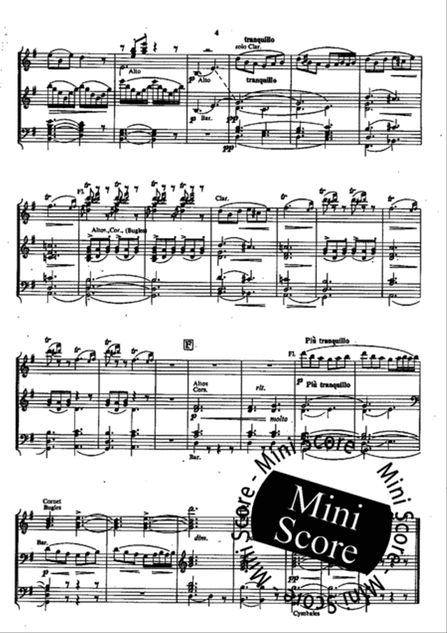 Peer Gynt Suite No 1 Concert Band scores gallery preview page 8
