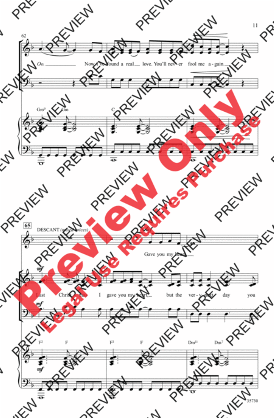 Last Christmas 3-Part scores gallery preview page 11