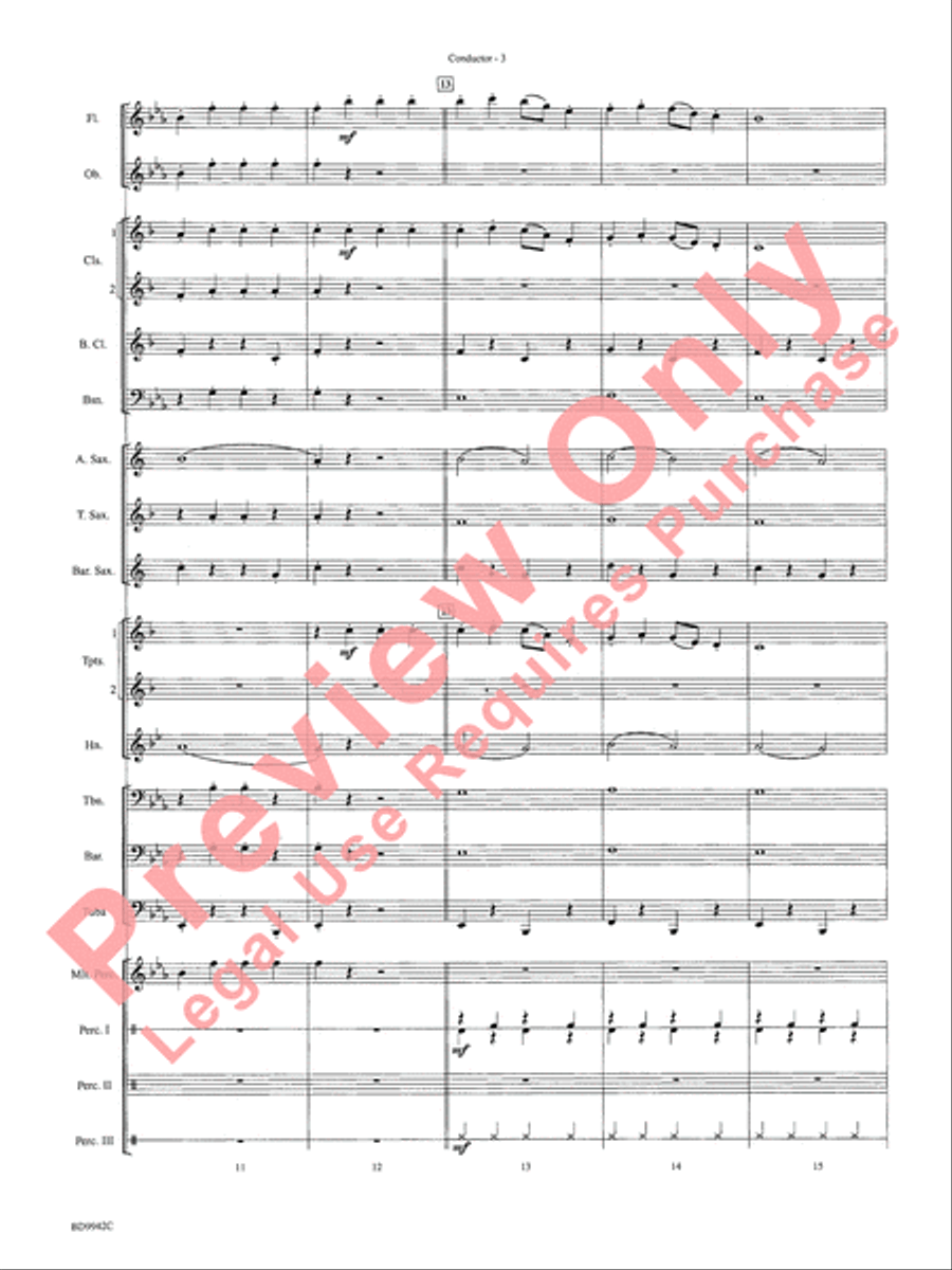 Sleigh Ride Sleigh Ride Concert Band scores gallery preview page 6