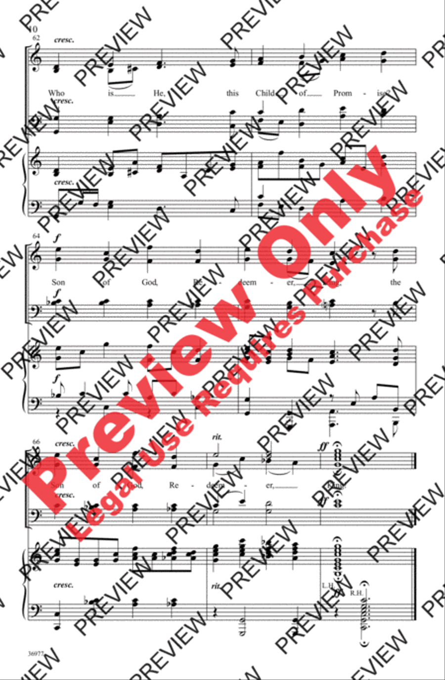 Child of Promise 4-Part scores gallery preview page 10