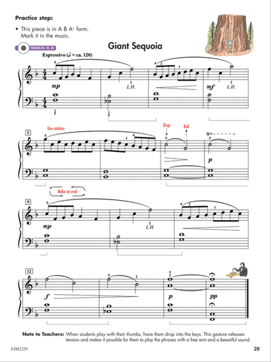 The All-In-One Approach to Succeeding at the Piano, Book 2C Piano Method scores gallery preview page 3