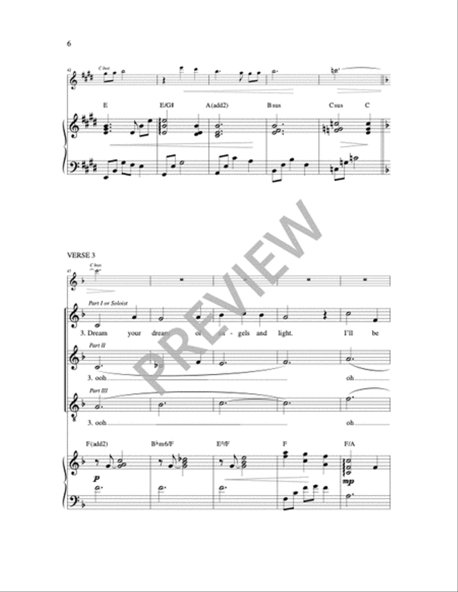 Joseph's Song 3-Part scores gallery preview page 3