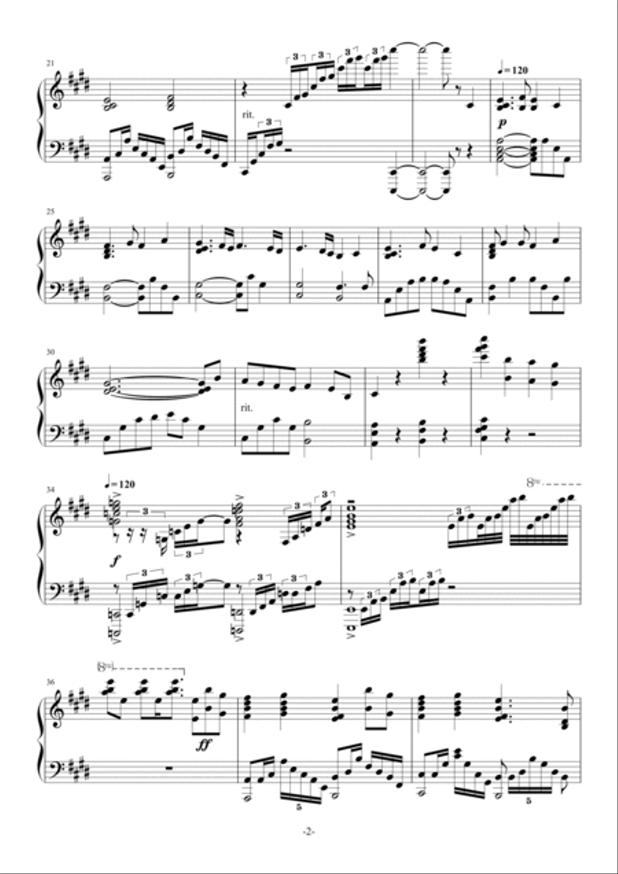 Styx Helix Piano Solo scores gallery preview page 2