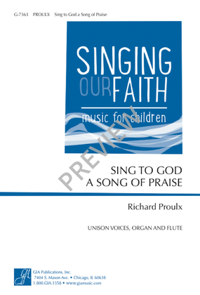 Book cover for Sing to God a Song of Praise