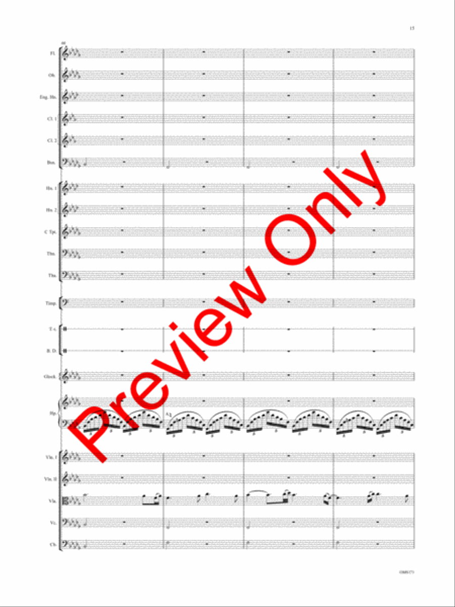 Anishinaabeg Rhapsody Orchestra scores gallery preview page 18