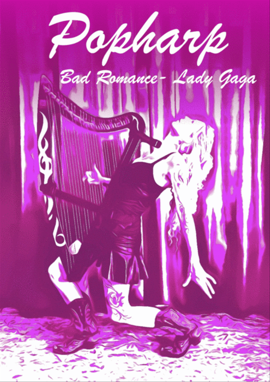 Bad Romance Harp scores gallery preview page 1