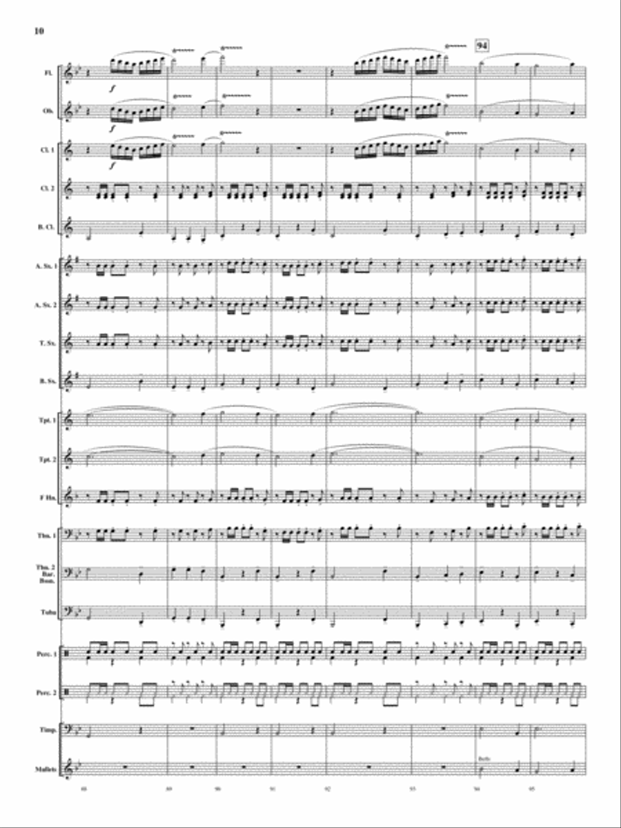 Viva Espania Viva Espania Concert Band scores gallery preview page 11