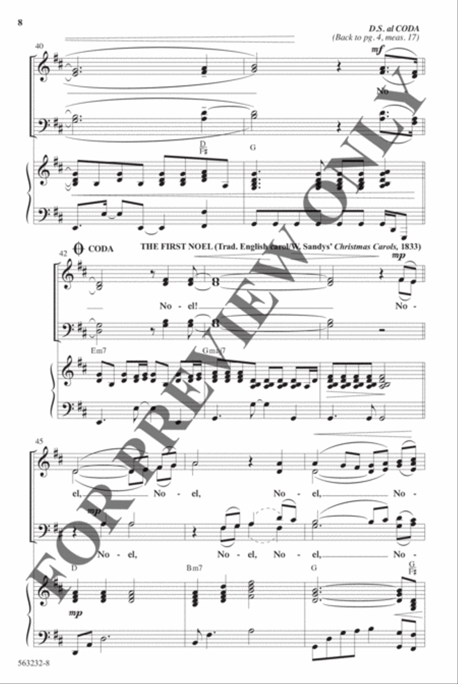 Noel - Anthem Noel - Anthem Choir scores gallery preview page 8