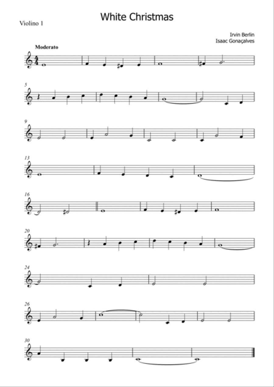 White Christmas White Christmas Piano Trio scores gallery preview page 4