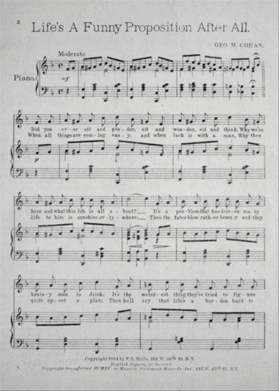 Standard Compositions. Life's a Funny Proposition After All Harp scores gallery preview page 2