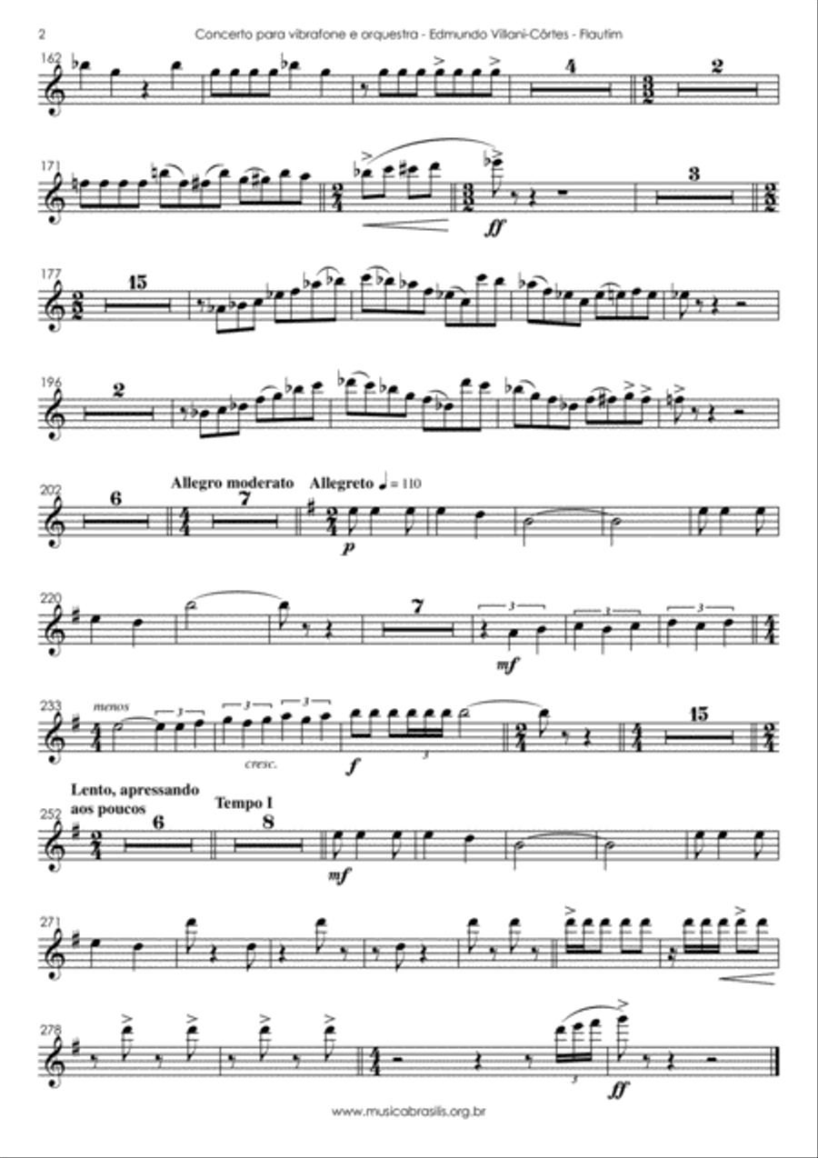 Concerto para vibrafone e orquestra (partes) Full Orchestra scores gallery preview page 4