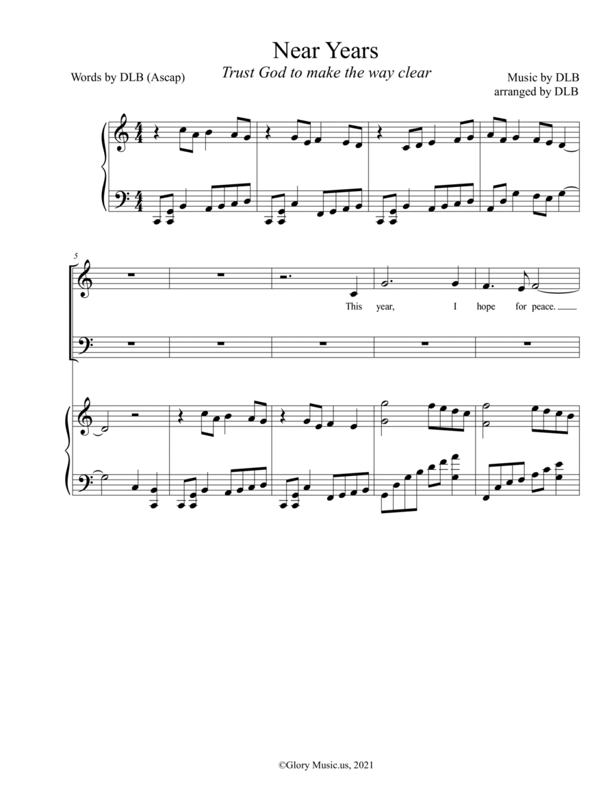 New Years New Years 4-Part scores gallery preview page 1