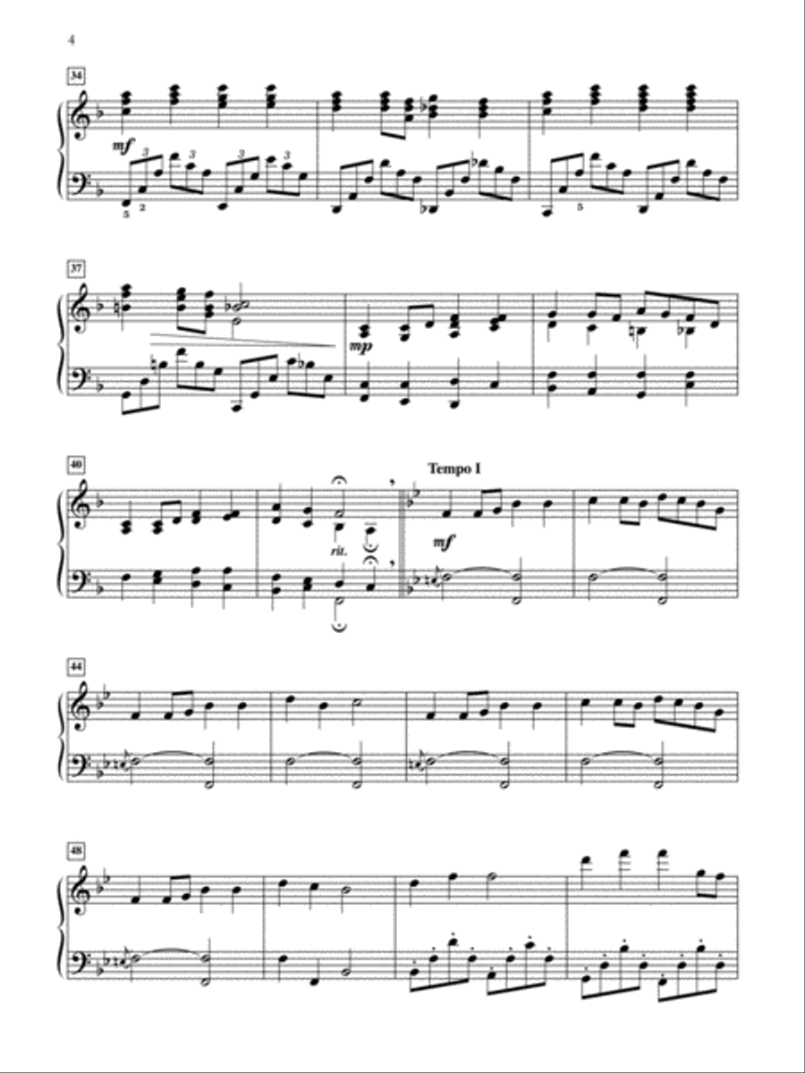Grand Hymns of the Faith: 10 Expressive Arrangements of Favorite Hymns Piano Solo scores gallery preview page 4
