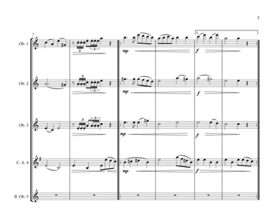 Ukrainian National Anthem for Oboe Quintet & Piano MFAO World National Anthem Series image number null