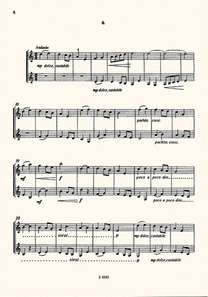 15 leichte Violinduos