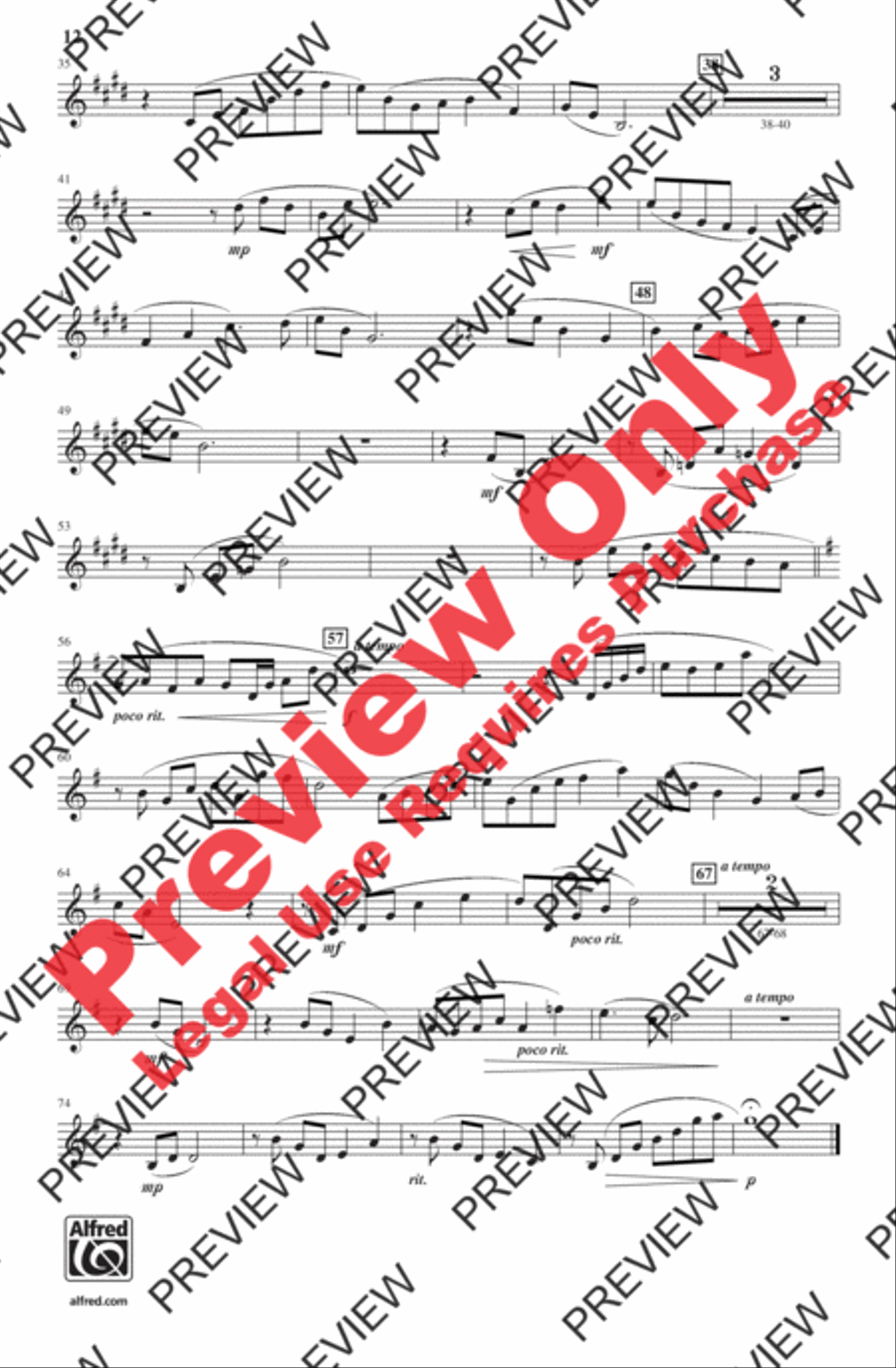 Teach Me, Lord, to Wait 4-Part scores gallery preview page 12