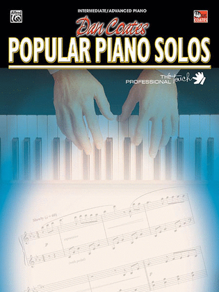 Book cover for Dan Coates Popular Piano Solos