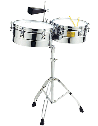 Chrome Shell Timbales