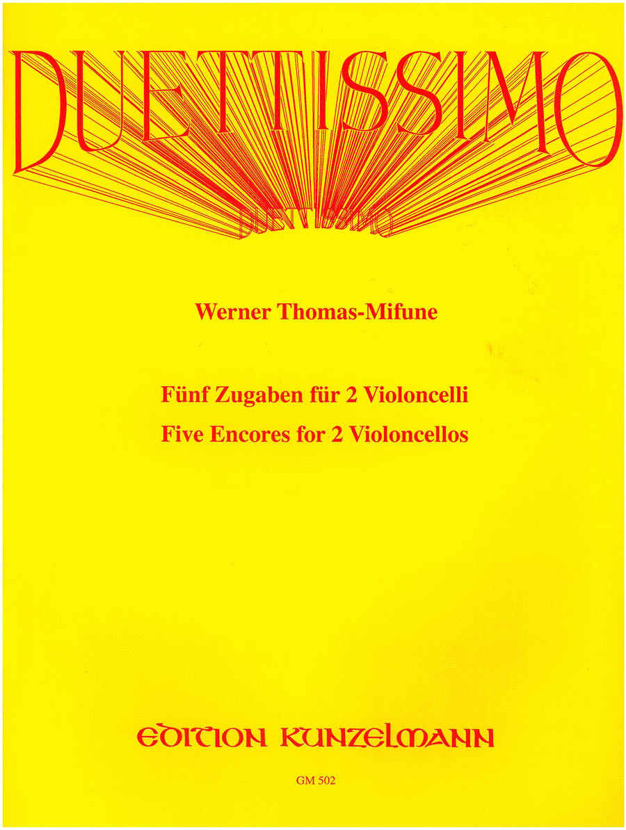 Duettissimo (5 Encores for 2 Violoncellos)