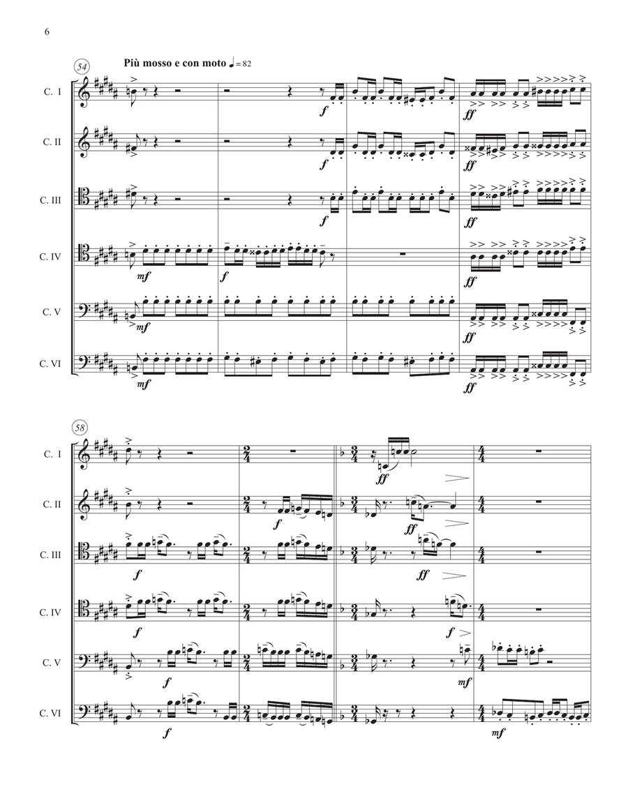 Bohemian Rhapsody String Orchestra scores gallery preview page 6