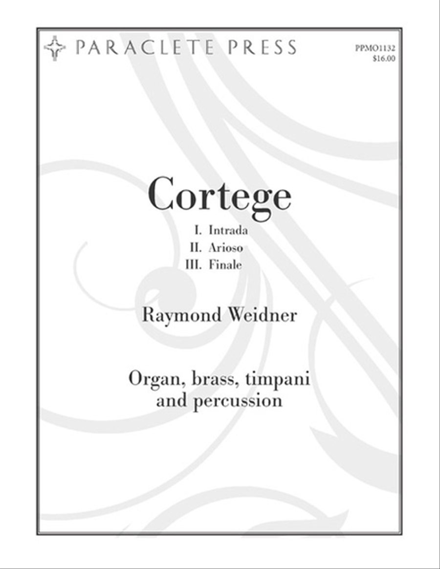 Cortege: Intrada, Arioso, Finale Percussion scores gallery preview page 1