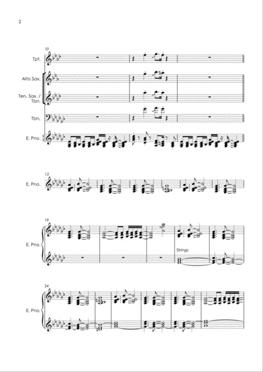 You Might Need Somebody Tenor Saxophone scores gallery preview page 4