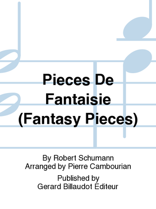 Book cover for Pieces De Fantaisie