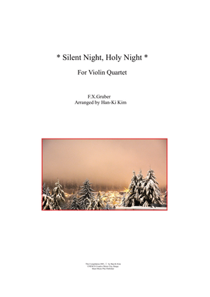 Silent night, Holy night (Violin Quartet)
