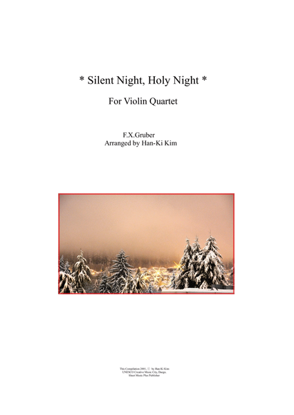 Silent night, Holy night (Violin Quartet) image number null