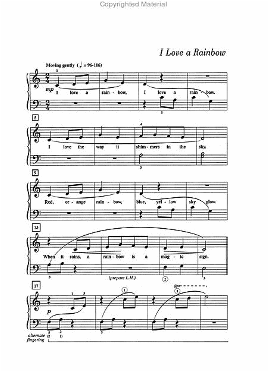 Once Upon a Rainbow - Book 2 Piano Method scores gallery preview page 3