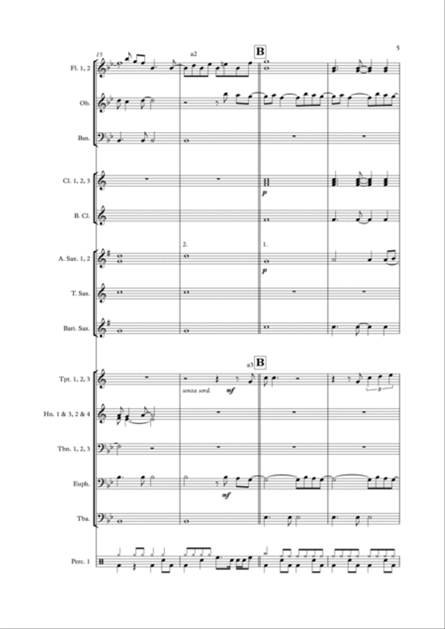 Heroes Concert Band scores gallery preview page 5