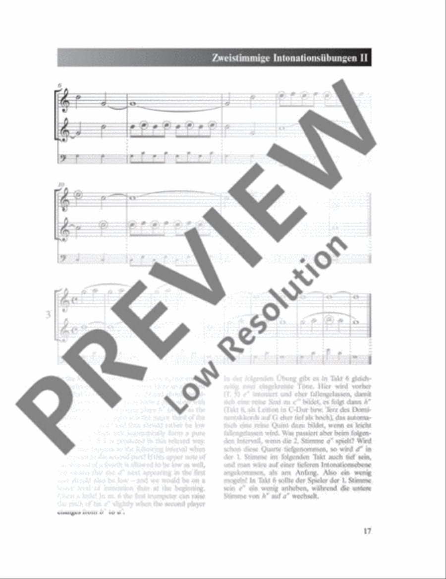 The Art of Baroque Trumpet Playing Trumpet Trio scores gallery preview page 18