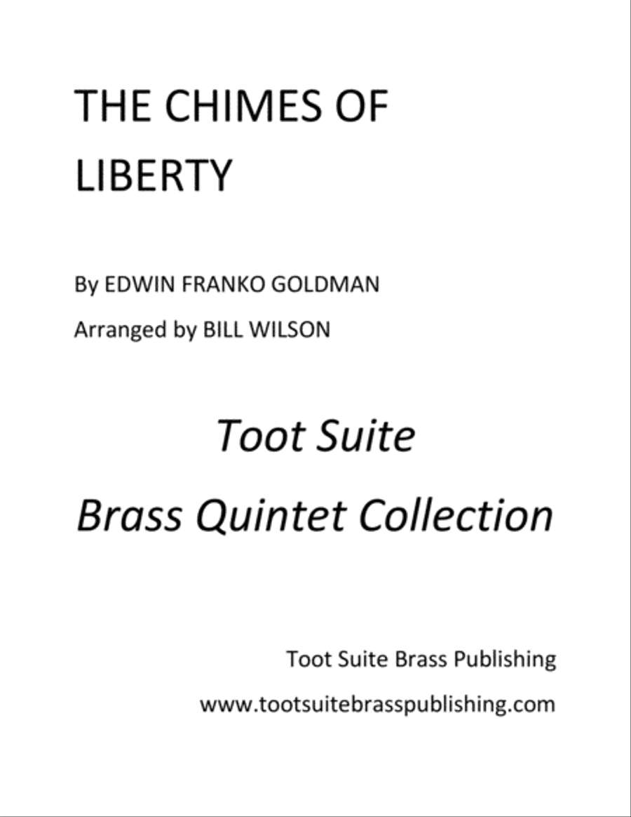 The Chimes of Liberty Brass Quintet scores gallery preview page 1