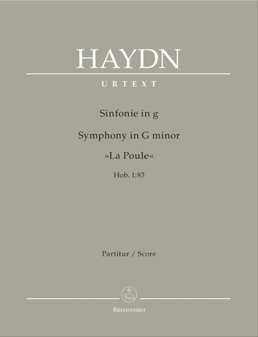 Symphony g minor Hob. I:83 'La Poule' Orchestra scores gallery preview page 1
