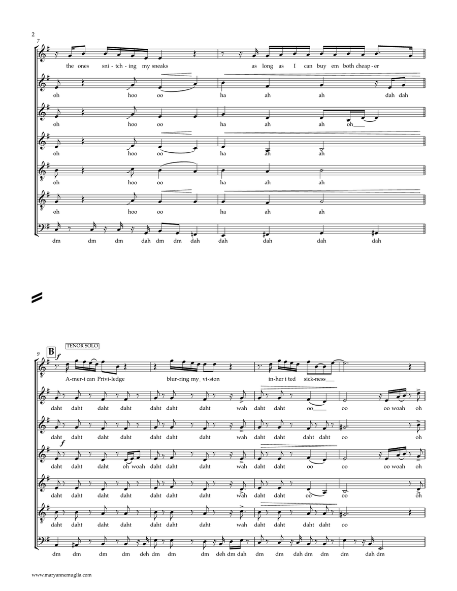 American Privilege Divisi scores gallery preview page 2