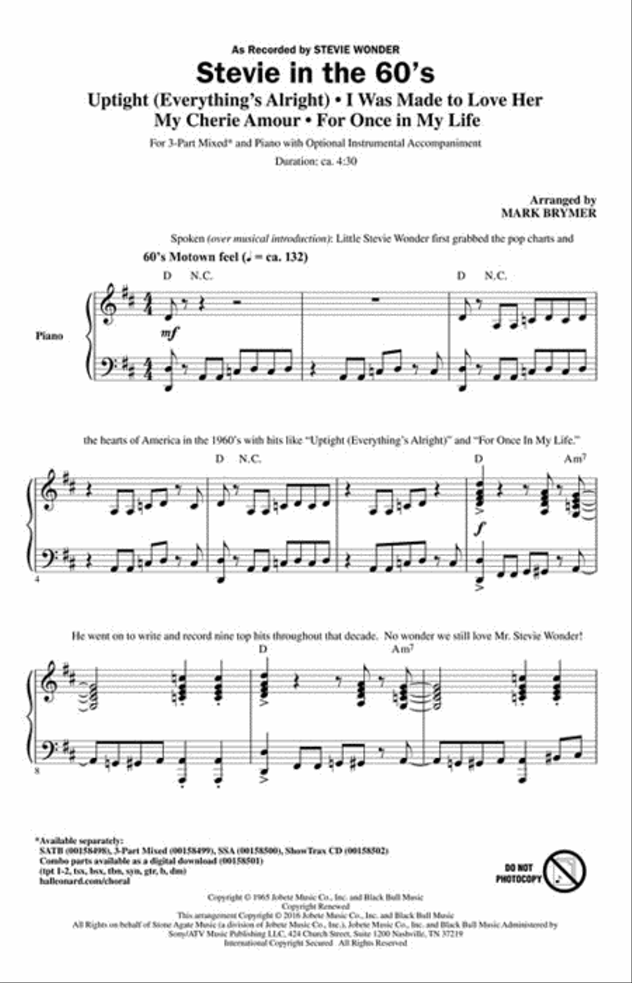 Stevie in the 60s 3-Part scores gallery preview page 2