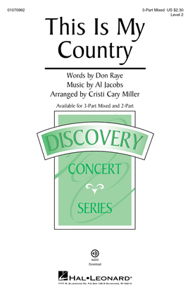 Book cover for This Is My Country